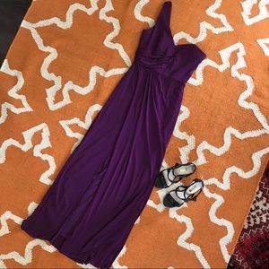 Laundry by Shelli Segal One Shoulder Gown